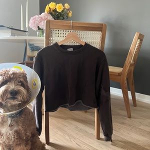 TNA Cozy Fleece Perfect Cropped Sweatshirt